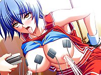 anime cartoon female electrosex
