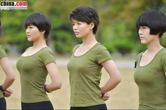 Hot Asian Military Females in Uniform