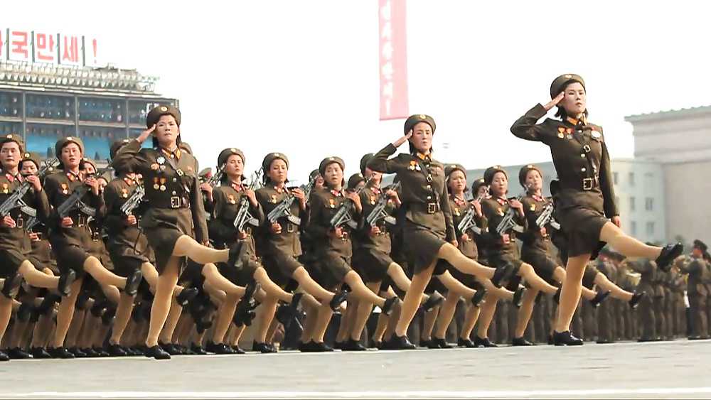 Hot Asian Military Females in Uniform